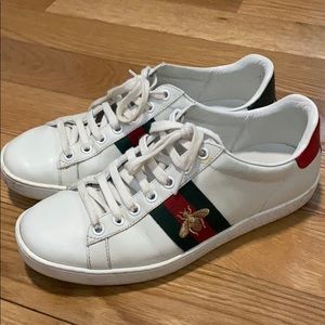 Gucci Women's Ace embroidered sneakers gently worn